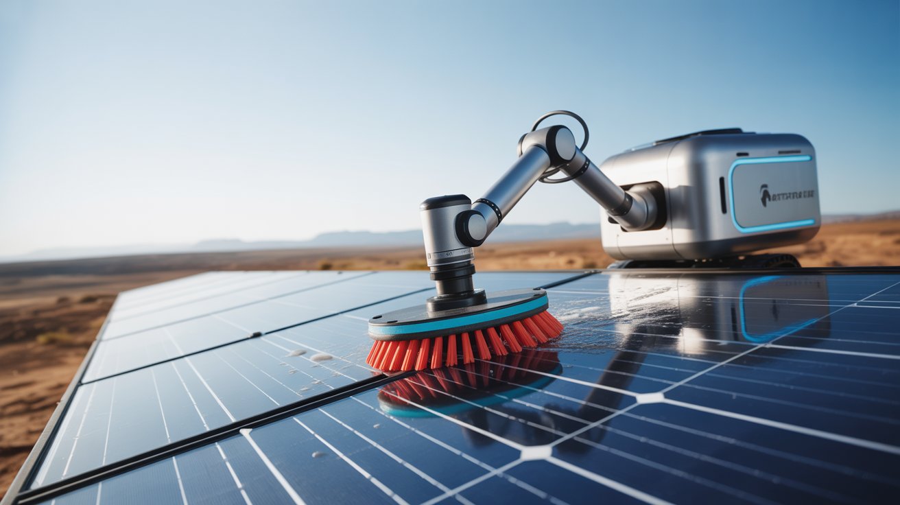 Robot curățare panouri solare